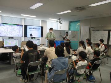 保城浄水場の見学